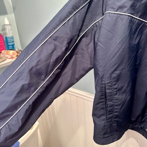 Nike XL Vintage The Athletic Dept Zip Windbreaker Track Jacket Streetwear Navy - Picture 3 of 16